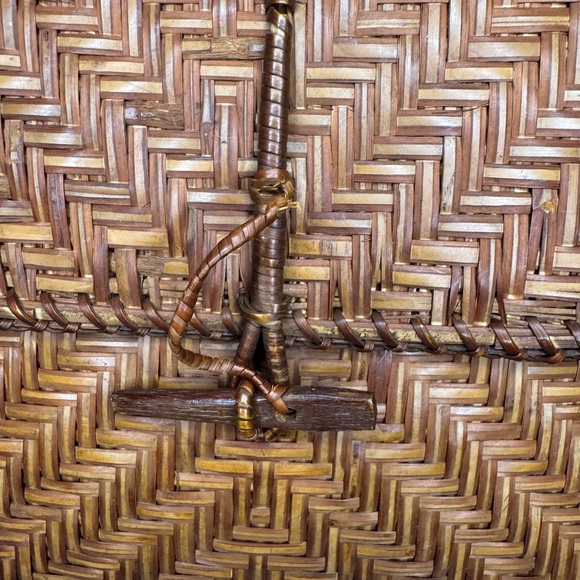 Brown Woven Crossbody Bag - Picture 3 of 13